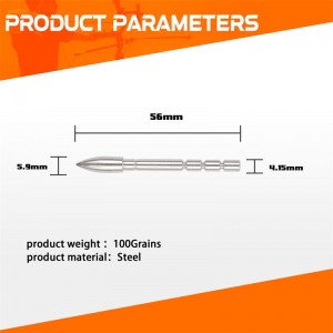 Điểm chèn 100grain cho mũi tên carbon ID4.2mm