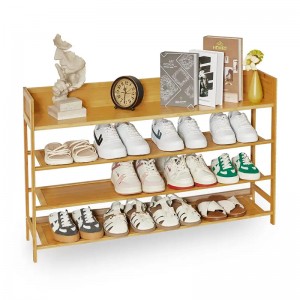 Hành lang đanăng và bộ lưu trữ giá đỡ giày tre tủ quần áo