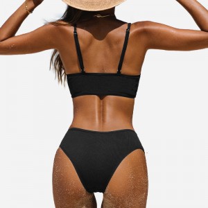 Cutout Scoop Neck Bralette&Hipster Bộ bikini