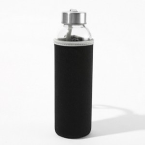 OEM Tái chế Neoprene có sẵn Bộ giữ chai Neoprene tùy chỉnh 500ml có dây đeo