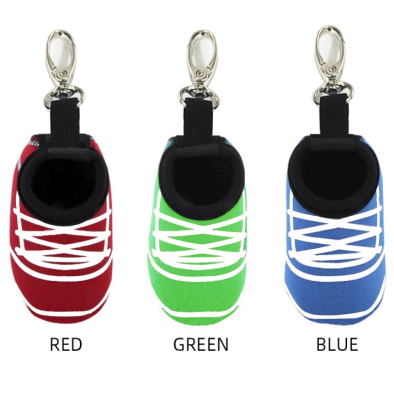 Bán buôn Neoprene Hai quả bóng golf đóng gói túi eo Túi đựng túi golf tùy chỉnh với móc