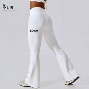 SC10102 LOGO tùy chỉnh Legging Fleging cho phụnữnâng mông Thể thao Thể thao Vết cổ