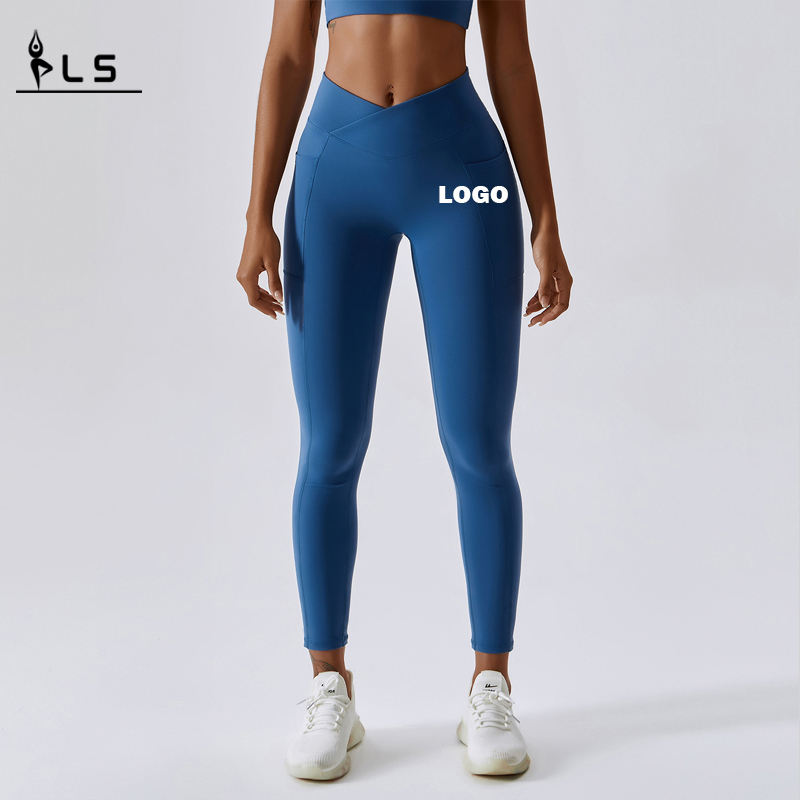 Sc10117 Scrunch mông quần legging cho phụnữ có logo tùy chỉnh LOTO ATTS