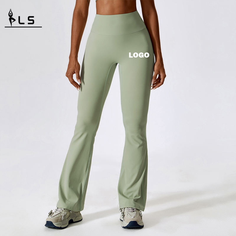 SC101110 Scrunch mông Flare quần legging quần yoga cho phụnữnâng legging quần legging thể thao quần yoga