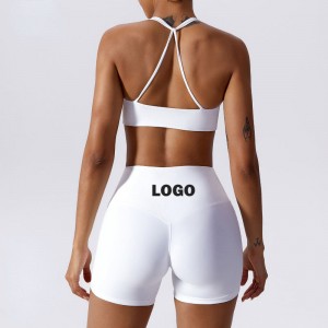 SC9282 Thể thao áongực và quần short eo cao đặt quần áo thể thao mặc quần legging hàng đầu Yoga Suit Yoga We