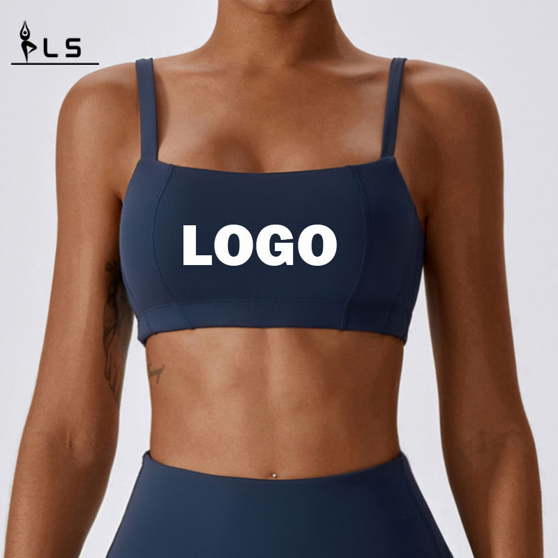 SC10132 Thể thao chất lượng cao Top Women Fitness Yoga Bra Soft kéo dài Yoga Yoga Vai Thể thao Bra