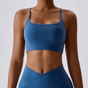 SC10172 Sexy Sport Strappy Custom Sports Bra dành cho phụnữ áongực thể thao dành cho phụnữ cross-cross trở lại đệm