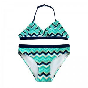 Halter in đồ bơi hai mảnh cho trẻ em