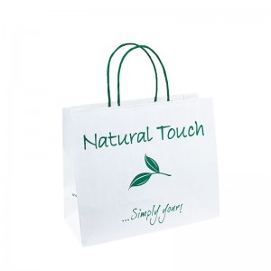 Túi giấy tay cầm túi màunâu in tay cầm thiết kế cho bao bì túi giấy