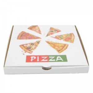 Bán buôn logo tùy chỉnh được in 8-16 inch Eco thân thiện với gói thực phẩm Hộp pizza cấp độ