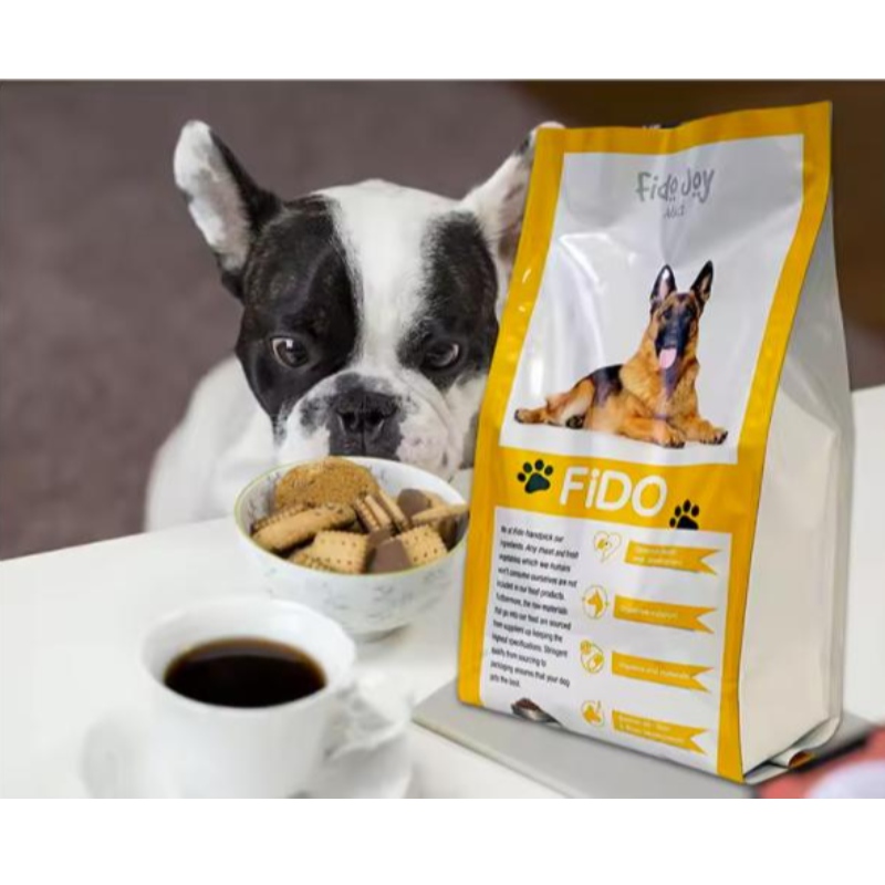 Tùy chỉnh Big 10kg 15kg 20kg có thể định kỳ lại khóa kéo PLA PBAT BIEGREARABLE PET PET Dog Chó xử lý túi ăn vặt cho thức ăn