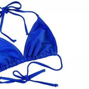 Mẫu màu xanh mẫu đặc biệt vải hình tam giác cúp dây dây đeo dây đeo