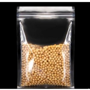 Túi đựng thức ăn phẳng có thể thay thế được khóa kéo mờ trong khóa khóa kéo khóanhựa