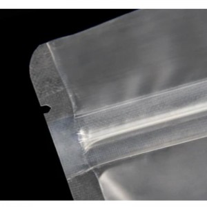 Túi đựng thức ăn phẳng có thể thay thế được khóa kéo mờ trong khóa khóa kéo khóanhựa