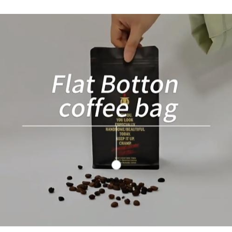 Túi cà phê thân thiện với môi trường với túi đóng gói cà phê van và dây kéo