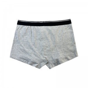 Tùy chỉnh màu đồ lót màu trangnhạc trang trí đầy đủ in đầy đủnhữngngười đàn ông mềm thoải mái Boxer Boxer Tóm tắt đồ lót màu xám