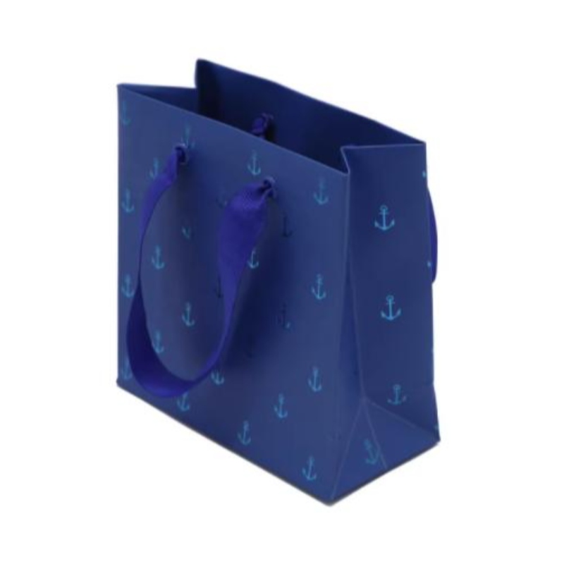 Túi giấy trang sứcnhỏ màu xanh