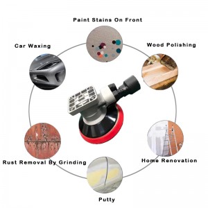 Máy sander cơ học côngnghiệp khínén tự động 3/4/5/6 inch/square máy đánh bóng