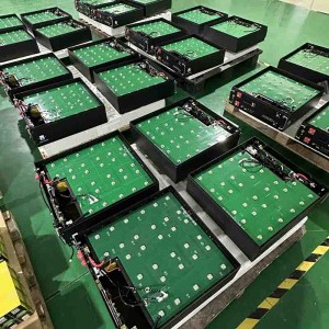 Lưu trữnăng lượng 51.2V 100Ah 200Ah Wall&Rack 2 trong 1 gắn pin lithiumnăng lượng mặt trời LIFEPO4 với màn hình LED thông minh&Ứng dụng di động