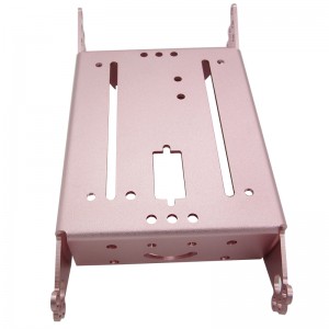 Xử lý tùy chỉnh của các bộ phận kim loại tấm hợp kimnhôm với hoàn thiện anodized.