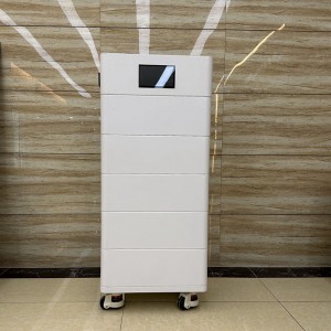 51.2V 100A LIFEPO4 Gói pin có thể xếp chồng với màn hình LED thông minh thông minh 5KWH 10KWH 15KWH 20KWH công suất tối đa lên đến 40kWh