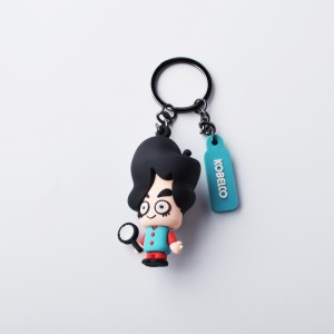 Tùy chỉnh quảng cáo pvc giánhà máy kim loại keychains thư thực phẩm 3D thiết kế miễn phí