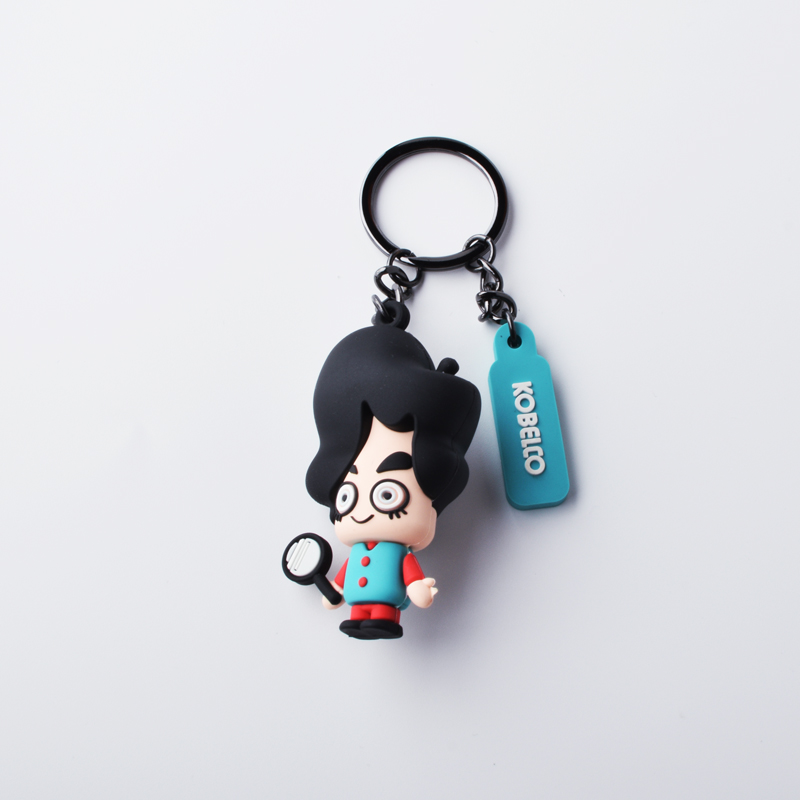 Tùy chỉnh quảng cáo pvc giánhà máy kim loại keychains thư thực phẩm 3D thiết kế miễn phí