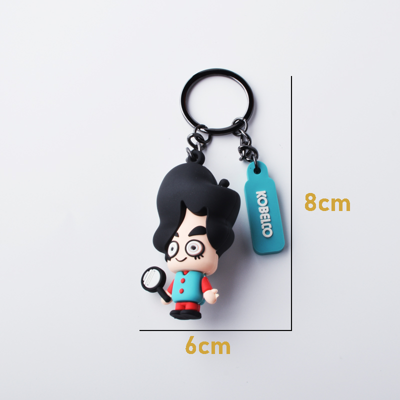 Tùy chỉnh quảng cáo pvc giánhà máy kim loại keychains thư thực phẩm 3D thiết kế miễn phí