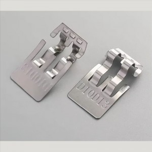 Bộ phận dập kim loại Thép đồng Điện Điện tử Liên hệ với mảnh đạn tiếp xúc với pin