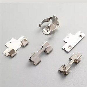 mảnh đạn tiếp xúc với pin Nhà máy Thép không gỉ tùy chỉnh Chế tạo kim loại Bộ phận dập kim loại