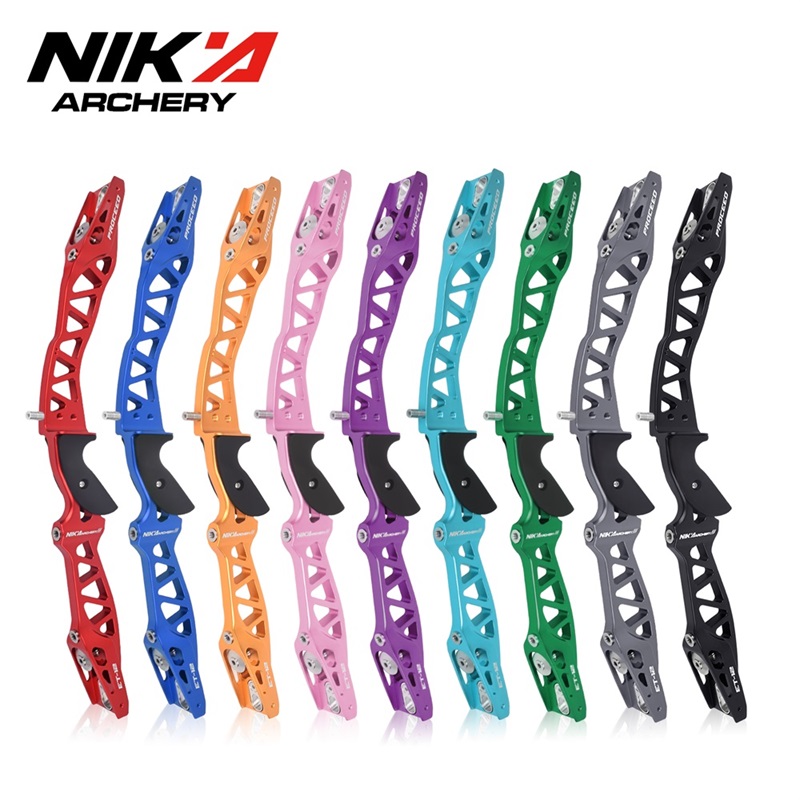 Nika bắn cung ET-12 ILF Recurve Riser màu sắc mới dành cho cung thủ