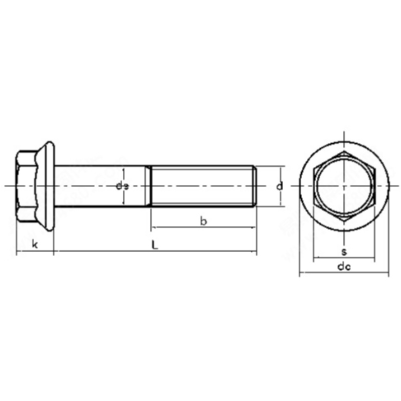 Vítnắp lục giác đầu bằng thép không gỉ