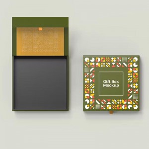 Lật tùy chỉnh-Hộp quà tặng Kraft hàng đầu