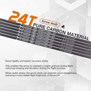 ID4.2mm SP300-1500 mũi tên carbon để bắn mục tiêu