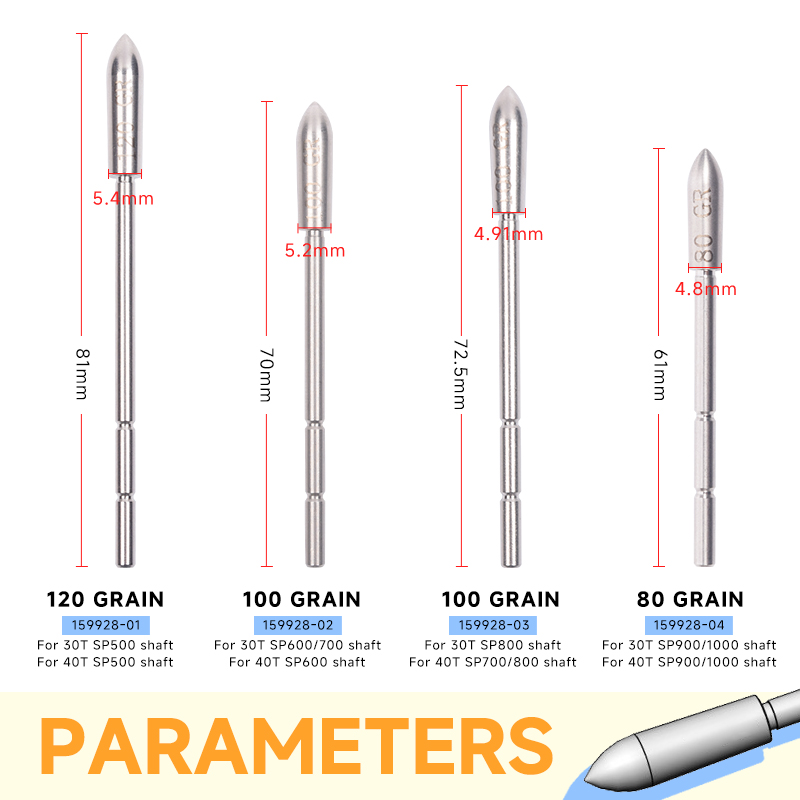 159928 80/100/120 điểm chèn bằng thép không gỉ cho mũi tên carbon ID3,2mm
