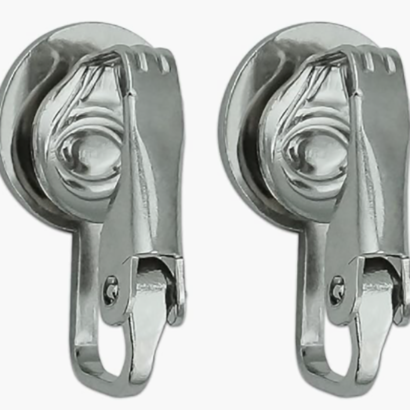 Clip chính thức của Bucknell Bison-Trên bông tai - cao-Hợp kim kim loại chất lượng, epoxy-Lớp phủ, không-Cần thiết cần thiết, trang sức trongngày trò chơi cho cựu sinh viên & Người hâm mộ