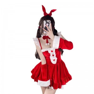 Bộ đồng phục Giáng sinh mới, váy cây ông già Noel, chéo - Biên giới trang trí Giáng sinh Wholesale345 Giá:$169,99