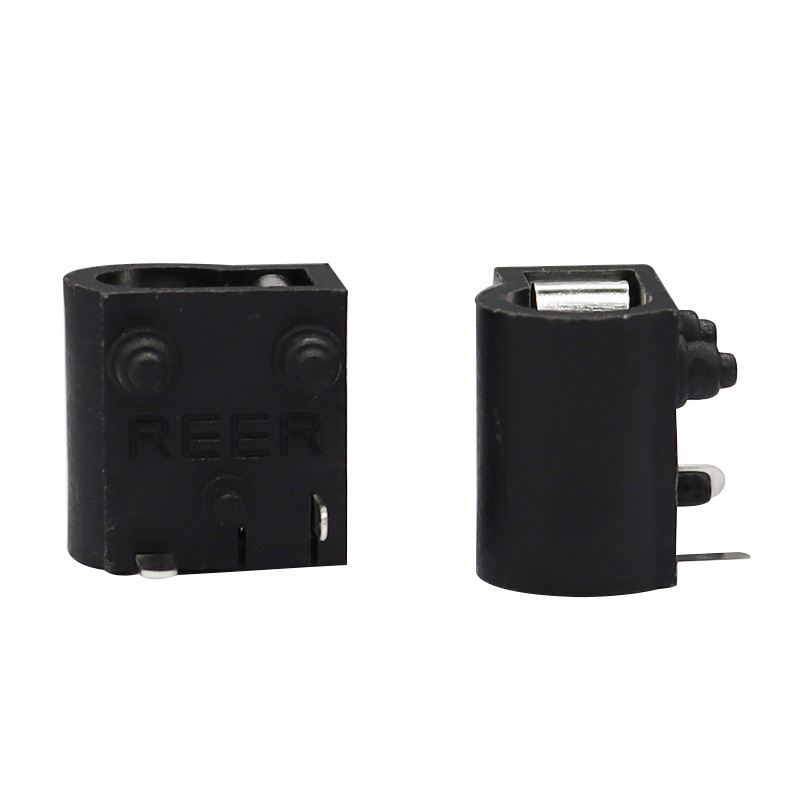 Ổ cắm DC DC-0004A, ổ cắm thiết bị gia dụngnhỏ cho máy lọcnước, hai-pin sạc sạc bề mặt pin với cột định vị