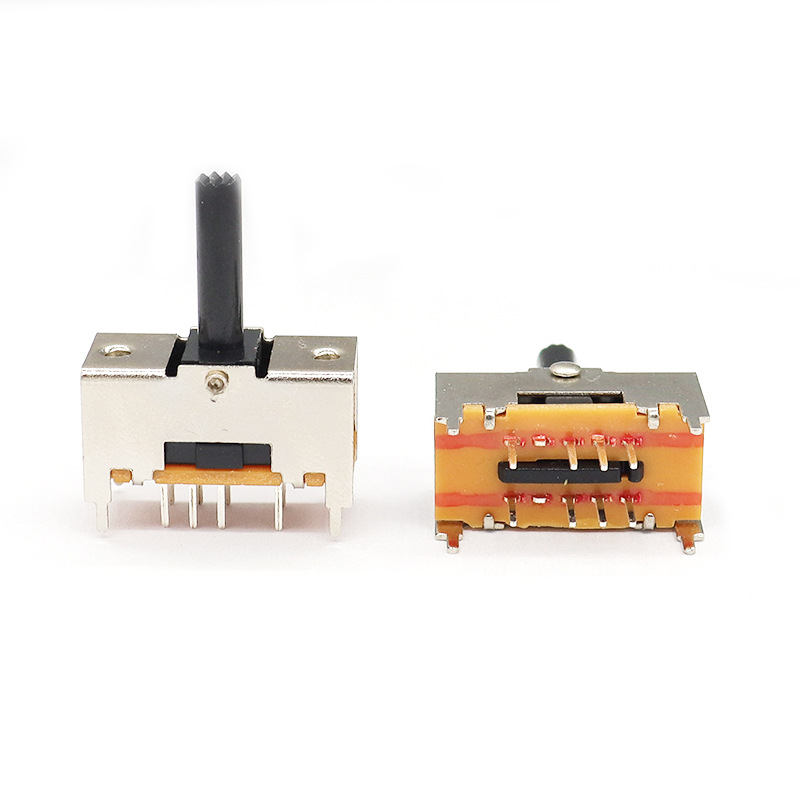 Công tắc trượt TS23E02, Double-Hàng 8-Công tắc xoay pin, tiếng ồn-Hủy tainghe và loa