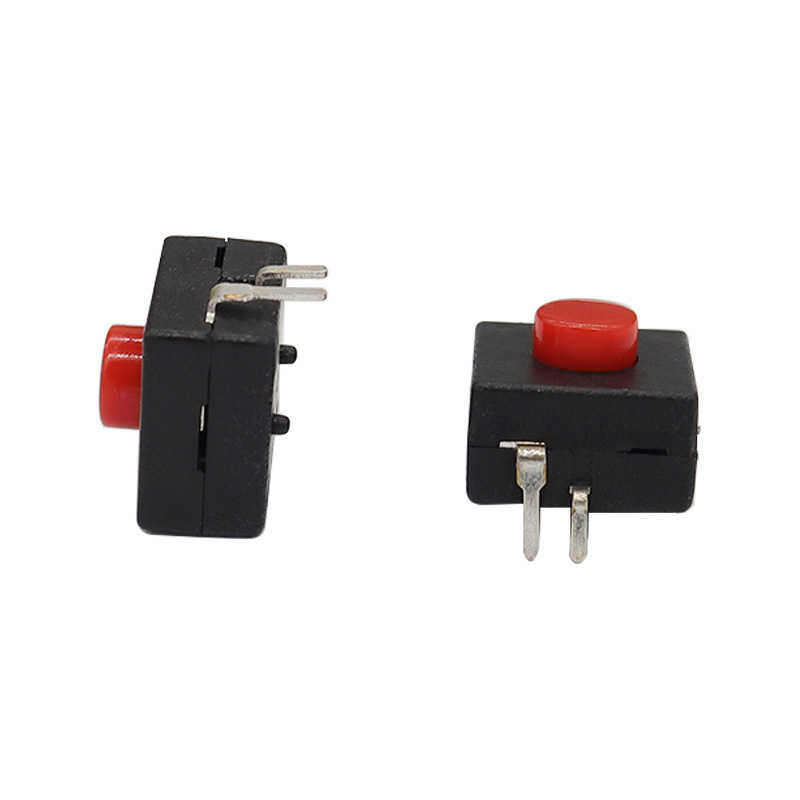Công tắc đẩy HR12*12*9-2, công tắc đèn pin, LED hai-bật và tắtnguồn,nút đặt lại công tắc micro