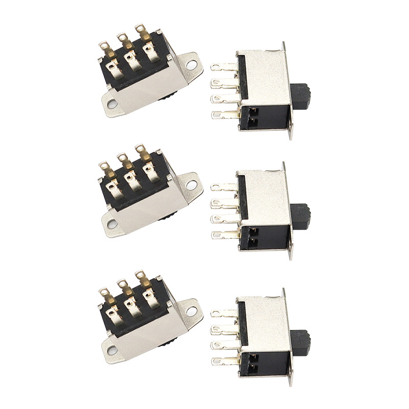 Công tắc trượt SS22G09 cho robot quét là một đôi-Hàng 6-PIN Công tắc thiết lập lại chuyển đổi dọc