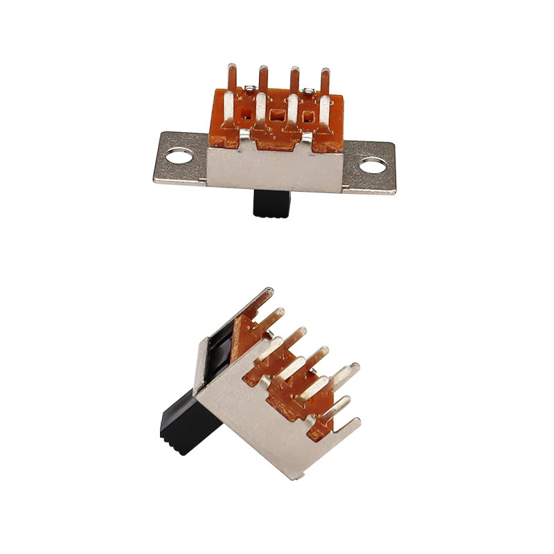Công tắc trượt SS23F06 tùy chỉnh-làm gấp đôi-Hàng 6-Pin công tắc trượt máy hút bụi chân không dọc