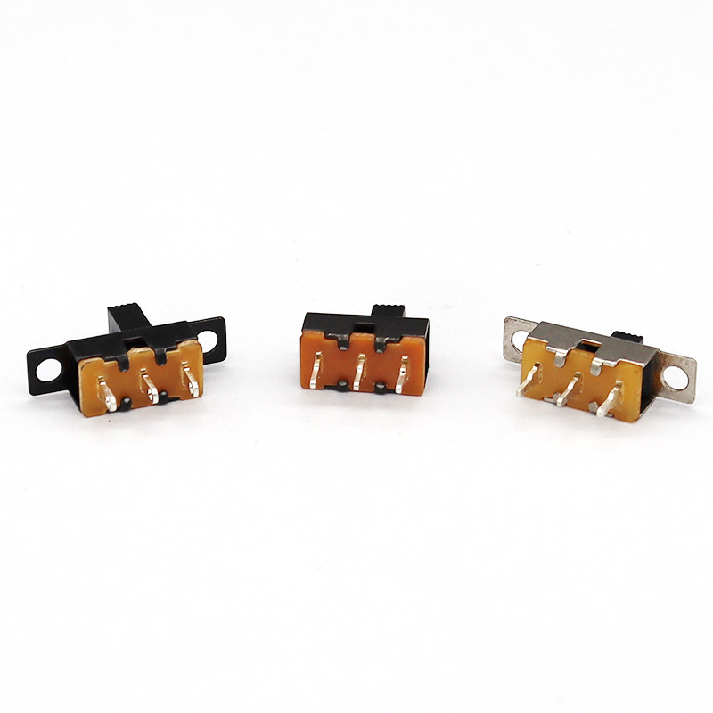 SLIDE SWITCH SS12F71 Audio Audio đơn-Hàng ba-Công tắc trượt pin LED LED công tắc trượt dọc vi mô