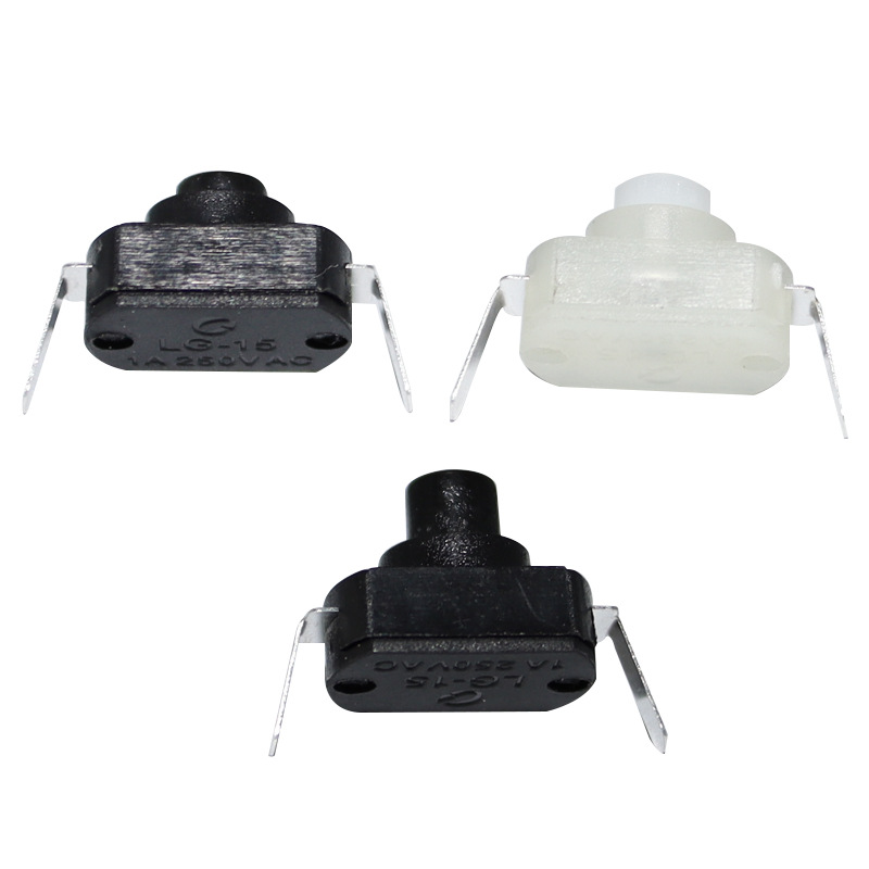 Chuyển công tắc LG-15 bình thường đóng lại tự đặt lại-Khóa, khóa-Đèn pin công tắcnút miễn phí