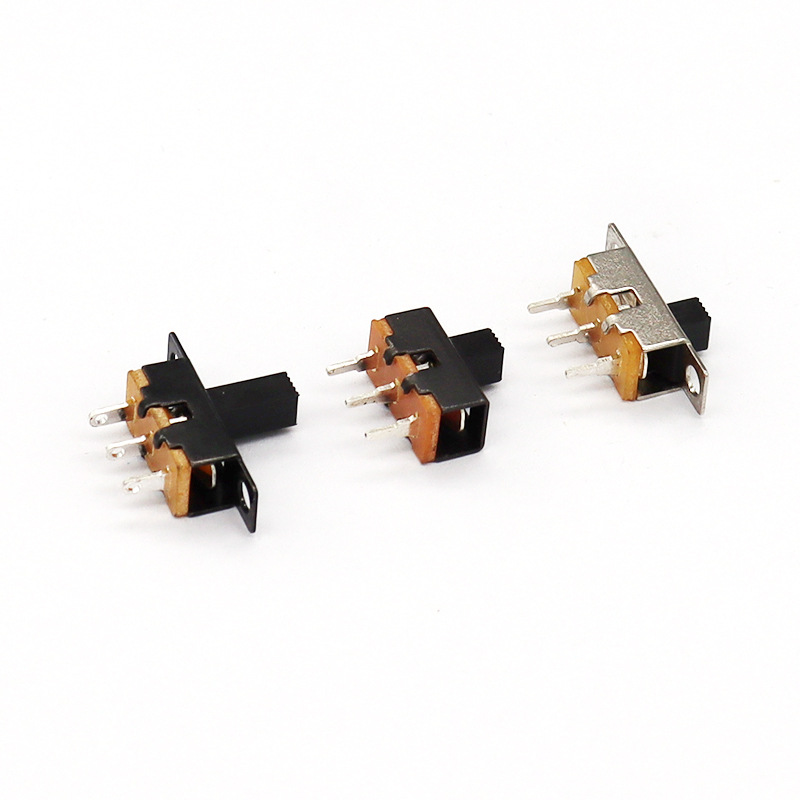 Công tắc trượt SS12F71 để chiếu sáng, thiết bị điện và các thiết bị gia dụngnhỏ, 1-Vị trí đơn-Hàng ba-Công tắc trượt dọc