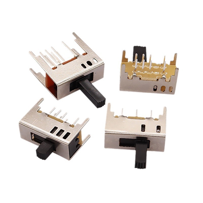 Công tắc trượt SS23D03, Double-Hàng tám-pin ba-Vị trí, công tắc đẩy công tắc trượt vi mô tùy chỉnh cho các thiết bị gia đình