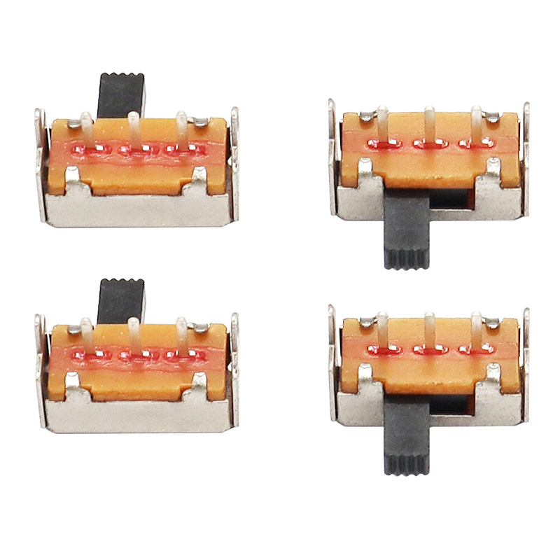 Công tắc trượt SK12F14 bên-Kéo công tắcngang, phía đèn trần-công tắc trượt, đơn-Hàng 3-Công tắc trượt dọc